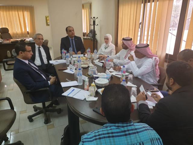 جانب من اجتماع الحجر الزراعي والمجلس التصديري ووفد وزارة الزراعة السعودية