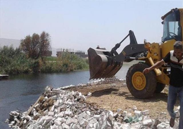 إزالة  (24) حالة تعدى على نهر النيل فى 4 محافظات