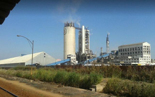 لقطة عامة لمصنع طلخا للأسمدة في محافظة الدقهلية