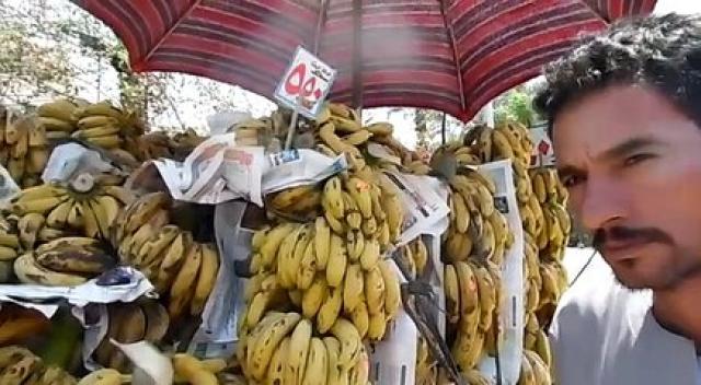 الموز .. مقصد للعمالة الجائلة ووسيلة لامتصاص البطالة