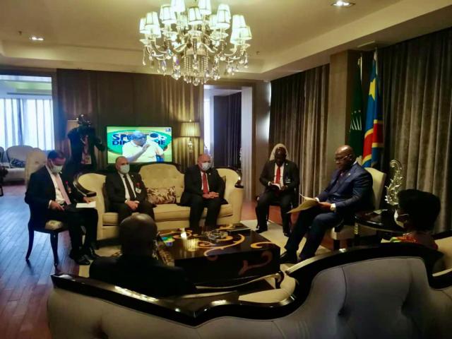 شكري يسلم الرئيس الكونغولي رسالة من السيسي على هامش اجتماعات مسار مفاوضات سد النهضة