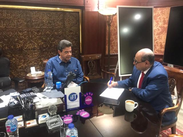 د. مجدي حسن رئيس المجموعة الدولية للتبادل التجاري الحر iFT في حواره مع البرغوثي