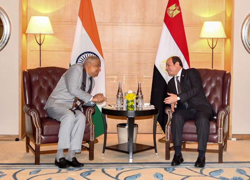 «السيسي» يبحث مع «رينيو باور» الهندية مشروعاتها لإنتاج الكهرباء بمصر