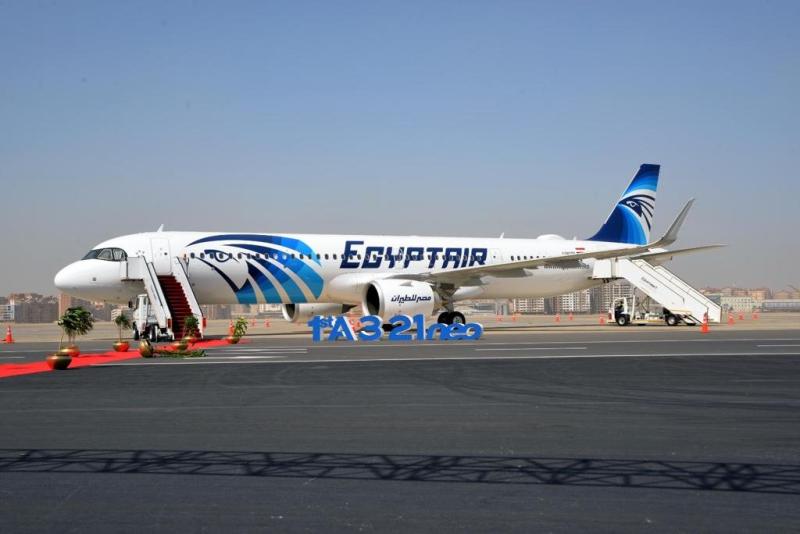 «مصر للطيران» تتسلم أولى طائراتها من طراز الإيرباص A321 NEO