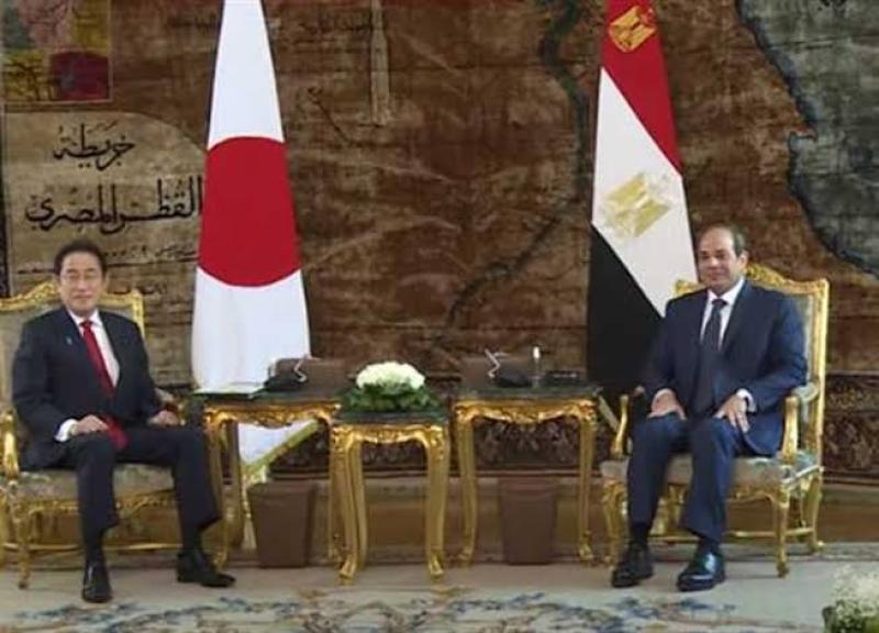 «السيسي»: ترفيع العلاقات بين مصر واليابان إلى الشراكة الاستراتيجية