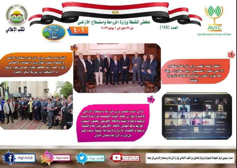 الإفراج عن 254 ألف طن «ذرة وصويا» بـ115 مليون دولار.. الزراعة في أسبوع