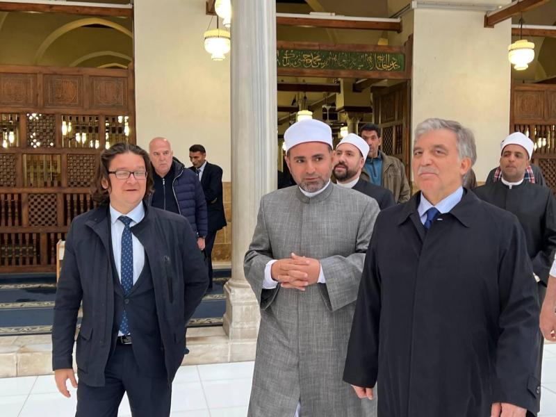رئيس تركيا السابق عبد الله غل يزور الجامع الأزهر