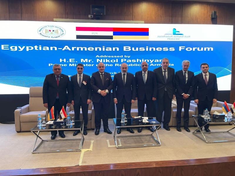وزير التجارة بالمنتدى «المصري الأرميني»: نستهدف شراكات بناءة لمجتمعي الأعمال بالبلدين