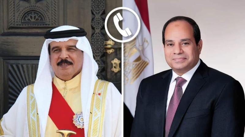 الرئيس السيسي والعاهل البحريني يتبادلان التهنئة بحلول شهر رمضان
