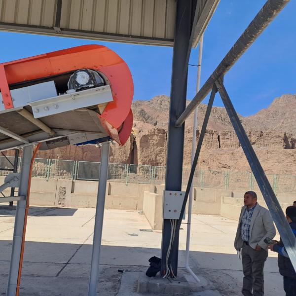 ”البيئة” تسلم المحطة الوسيطة فى نويبع بجنوب سيناء