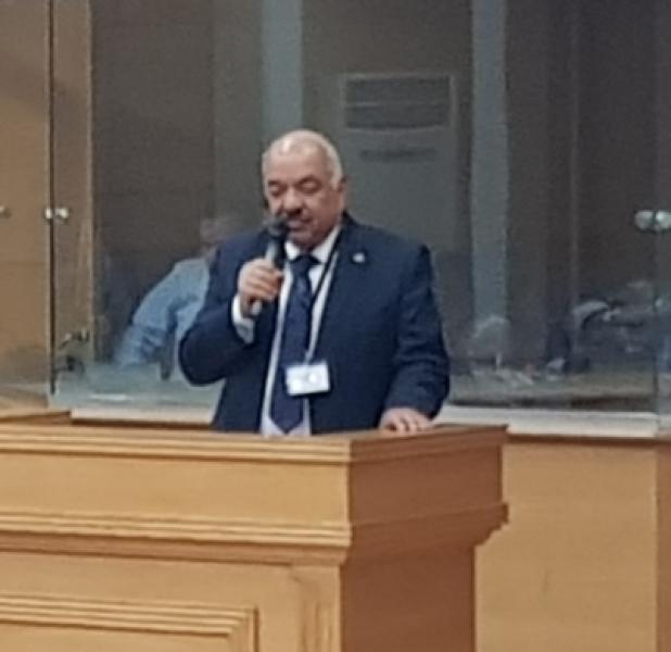 اللواء أشرف الشرقاوى خلال كلمته في المؤتمر 