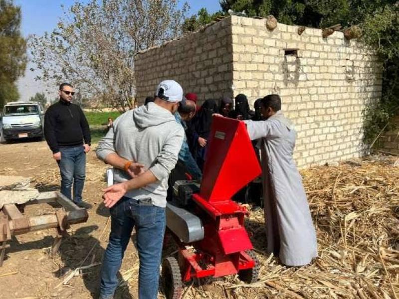 تعرف على المردود الاقتصادي والبيئي لتدوير المخلفات الزراعية بالمنيا