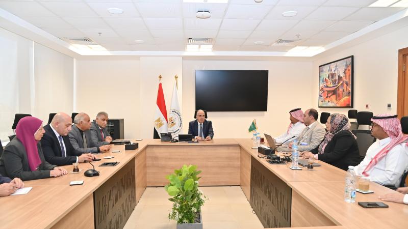 الري تبحث مع شركة سعودية توفير تقنيات حديثة في إدارة وتوزيع المياه