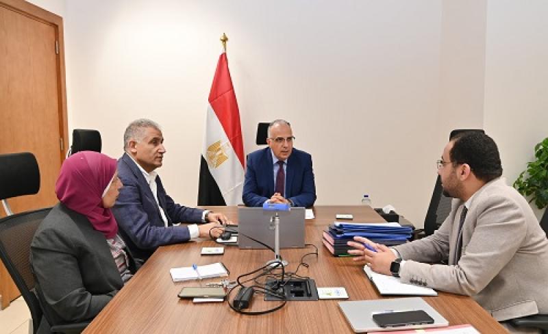 وزير الري يتابع آخر مستجدات مشروع محطة المعالجة فى الدلتا الجديدة