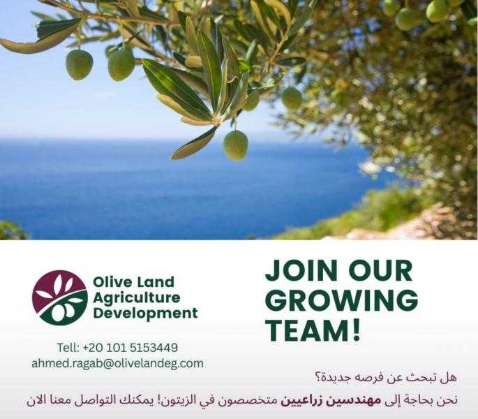 وظيفتك عندنا.. مطلوب مهندس زراعي لهذه المهام والمتطلبات