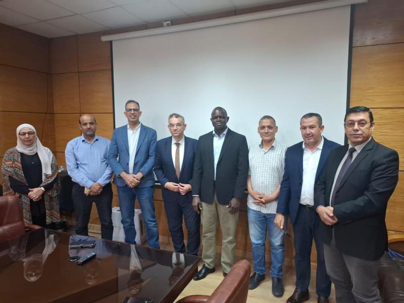 المحاصيل الحقلية يستقبل مدير مركز الارز الافريقي لمناقشة سبل التعاون