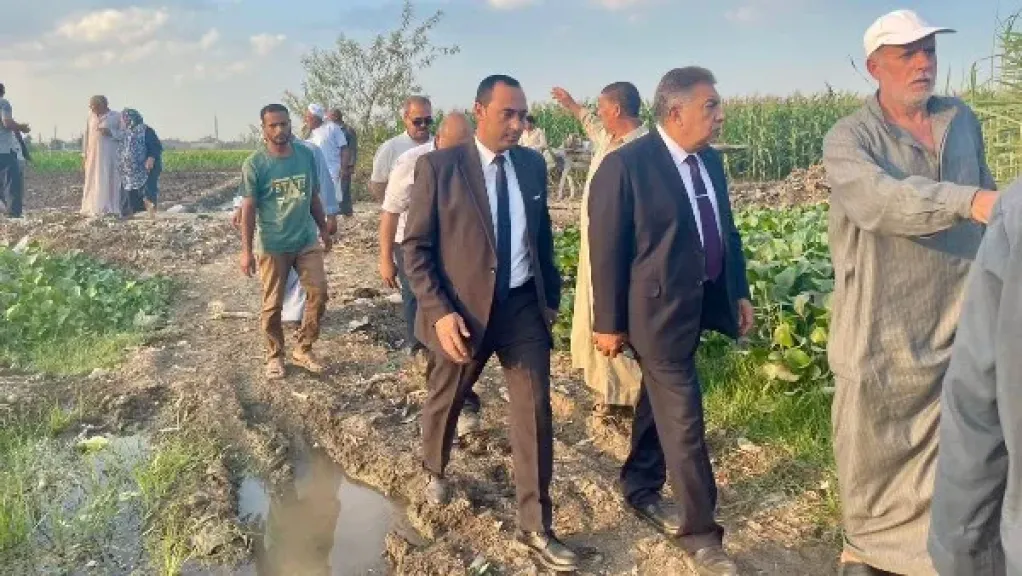 ارتفاع منسوب المياه في طنبول يهدد محاصيل السنبلاوين