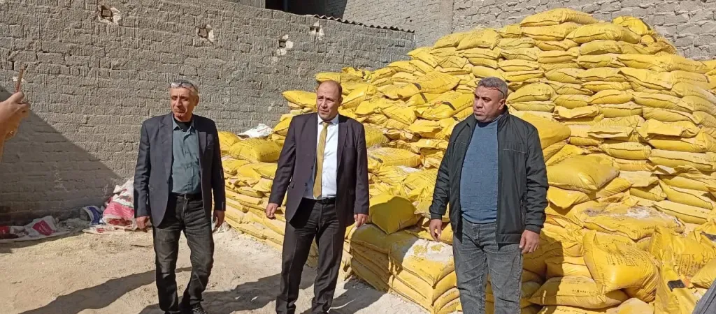 الزراعة تضبط مخزنًا غير مرخص لتهريب الأسمدة المدعمة بالمحلة