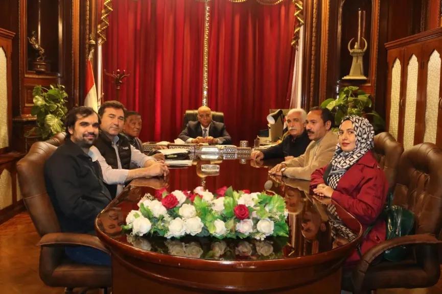 بحوث الصحراء يستقبل وفداً علمياً من جامعة سلجوق التركية لبحث التعاون