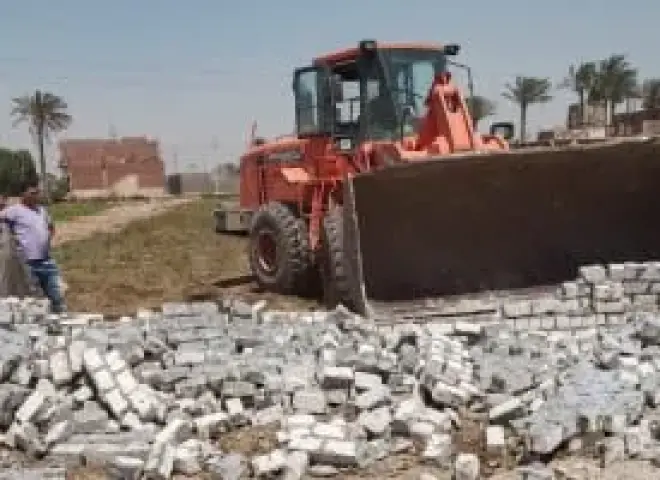 إزالة التعديات على الأراضي الزراعية توقف النزيف