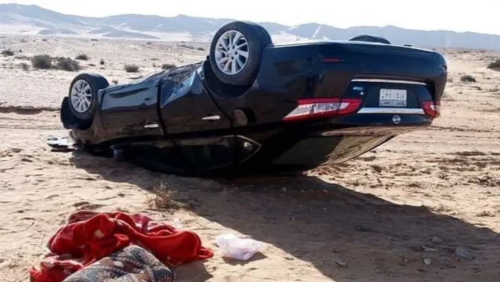 انقلاب سيارة نائب رئيس مركز بحوث الصحراء في سيناء أثناء رحلة عمله