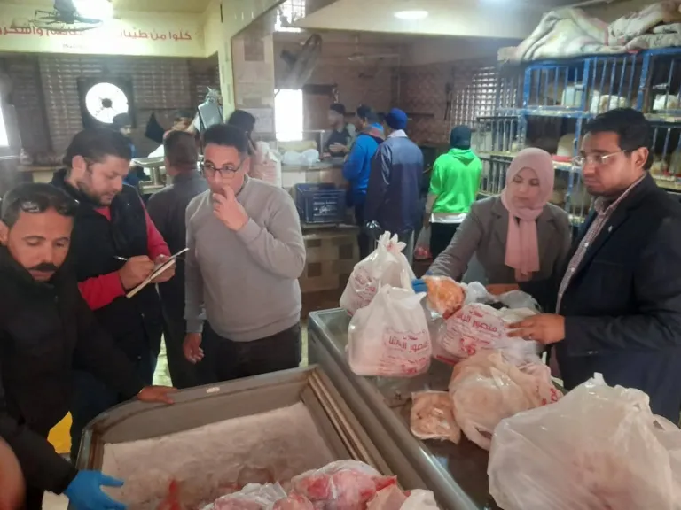 حملة الطب البيطري بسوهاج تضبط لحومًا فاسدة بالأسواق