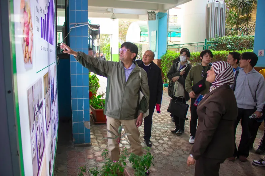 متبقيات المبيدات يستقبل وفد من جامعة طوكيو للعلوم باليابان