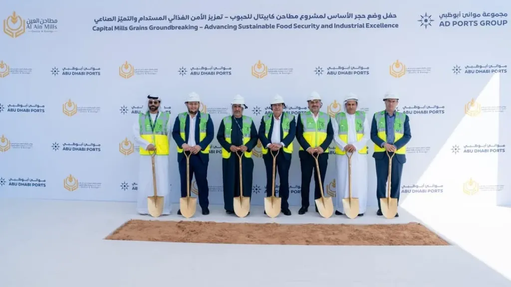 الإمارات تبدأ تشييد مجمع ضخم لتخزين ومعالجة الحبوب في ميناء خليفة