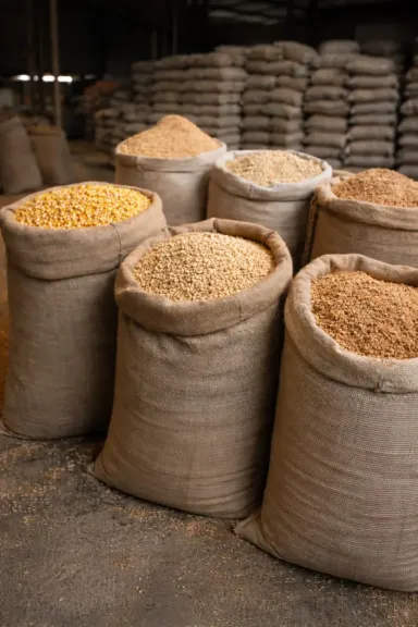 أسعار خامات الأعلاف اليوم الأحد .. ارتفاع الذرة وكسب الصويا