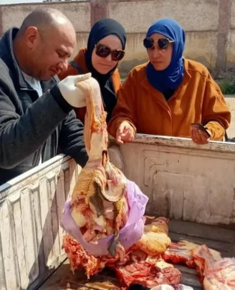 ضبط لحوم مسمومة تهدد صحة المواطنين بالبحيرة