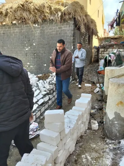 إزالة فورية لتعديات الأراضي الزراعية بالدلنجات خلال إجازة عيد الفطر