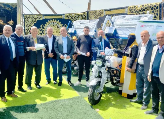 توزيع تروسكلات وخراف عشار وماكينات طحين على المزارعين في أبو المطامير