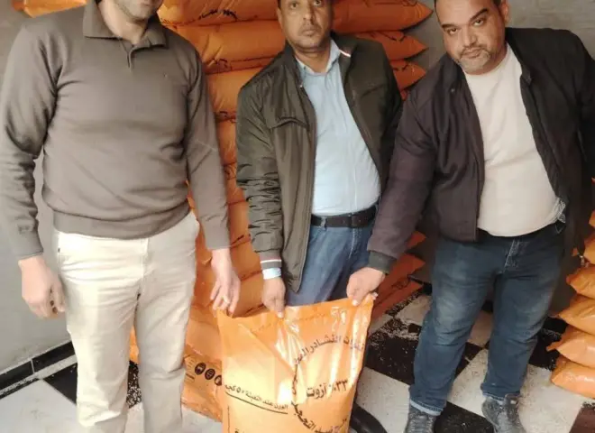 ضبط 6 أطنان أسمدة مدعمة وتحرير محاضر بالمخالفات في النوبارية