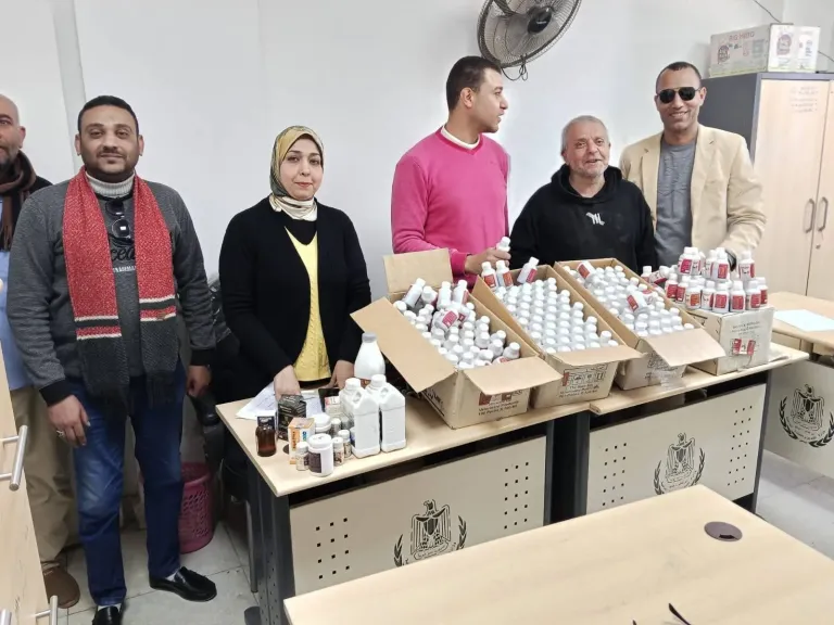 ضبط أدوية بيطرية منتهية الصلاحية في حملة تفتيشية مكبرة بكوم حمادة