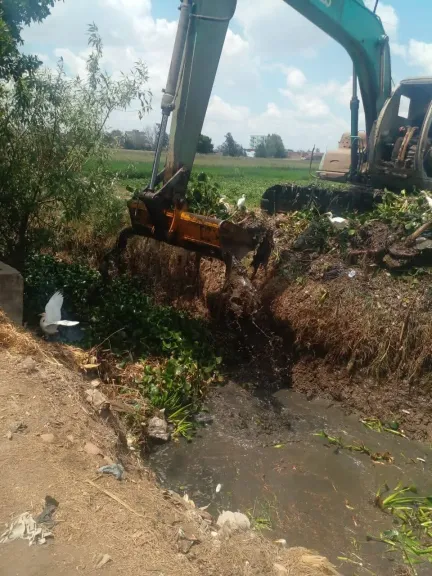 زراعة الغربية تكثف تطهير المساقي بالمحلة وسمنود استعداداً للموسم الصيفي