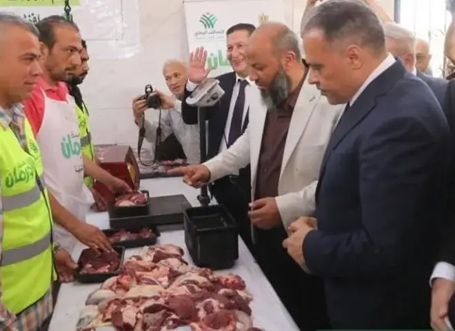 محافظ الشرقية يشهد ذبح أضاحي صكوك الأورمان بمجزر الإبراهيمية لعام 2026