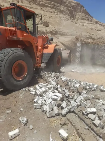 حملات مكثفة بسوهاج لإحباط البناء المخالف على الأراضي الزراعية