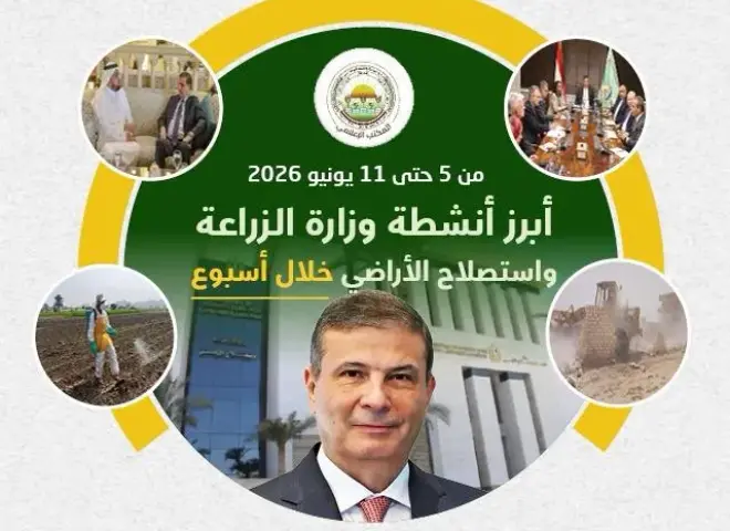الزراعة تستعرض جهودها في دعم المزارعين وتحقيق الأمن الغذائي خلال يونيو