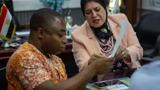 متبقيات المبيدات يستقبل وفدًا من مركز الأرز الأفريقي لبحث التعاون