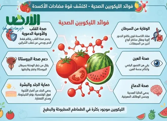 مادة في البطيخ والطماطم تحمي البروستاتا ومضادة للشيخوخة