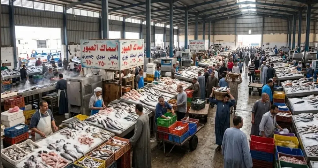حركة التداول في سوق العبور: استقرار في الأصناف الشعبية وتباين في أسعار البحر والجمبري