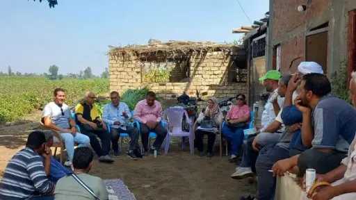 وكيل زراعة المنوفية يوجه المزارعين باعتماد أصناف القمح الموصى بها ومكافحة دودة الحشد