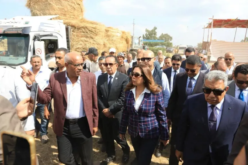 الدقهلية تعزز منظومة تدوير قش الأرز.. خفض نقاط الحرق 66% ومتابعة مستمرة لمواقع التجميع