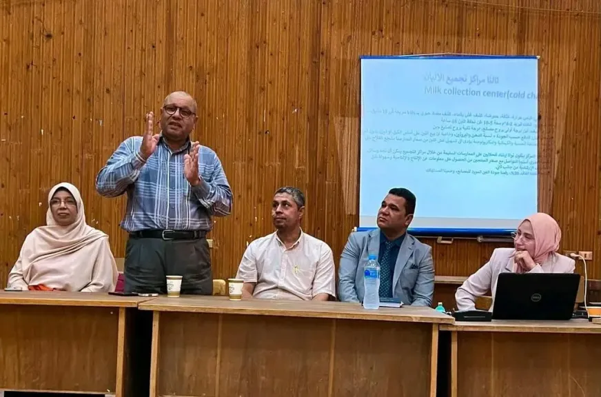 ندوة لطلبة الطب البيطري بسوهاج تناقش مراكز تجميع الألبان وطرق إنتاج لبن آمن