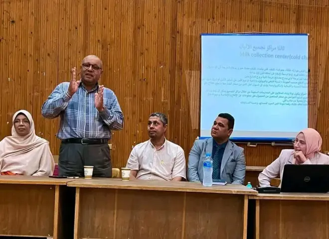 ندوة لطلبة الطب البيطري بسوهاج تناقش مراكز تجميع الألبان وطرق إنتاج لبن آمن