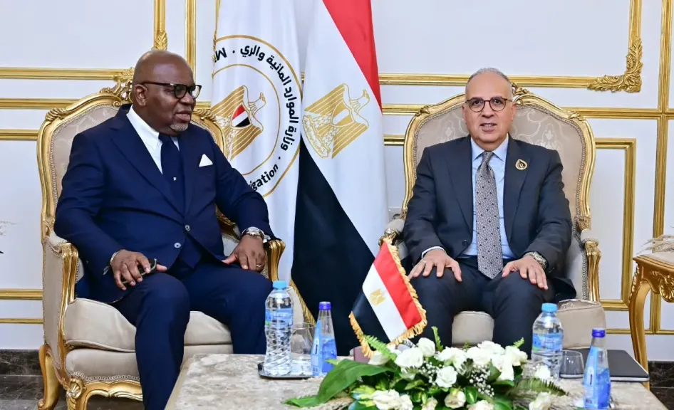 وزير الري يبحث مع وزير الطاقة والهيدروليكا بالكونغو تعزيز التعاون المائي وتبادل الخبرات وبناء القدرات